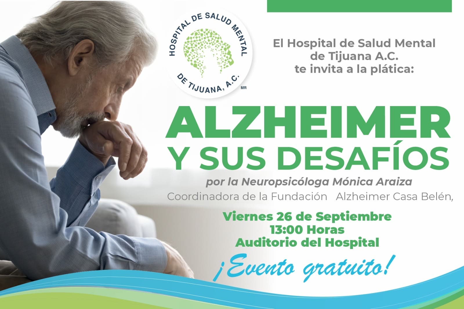 “Es el Alzheimer el tipo de demencia más común» Hospital de Salud Mental de Tijuana