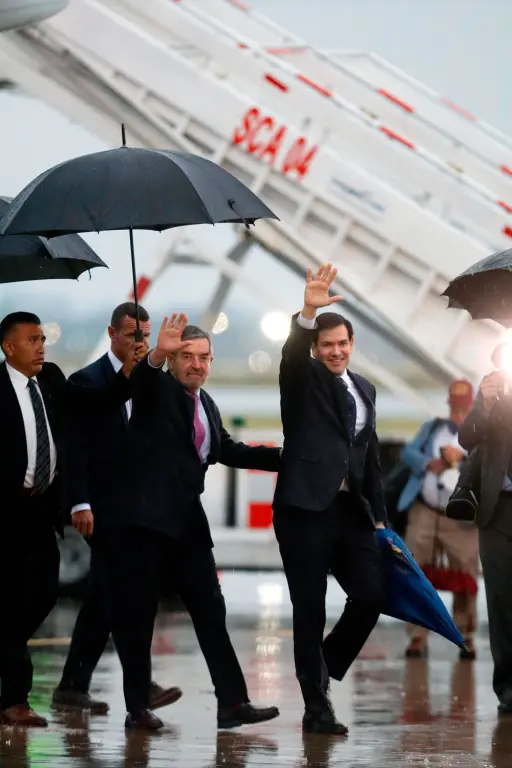 Marco Rubio inicia su visita oficial a México