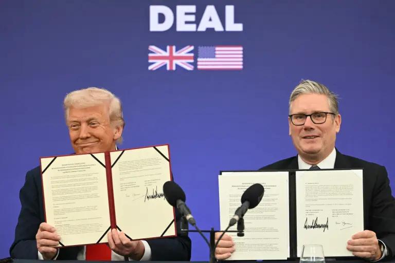 Trump y Starmer firman un gran acuerdo tecnológico entre EU y Reino Unido