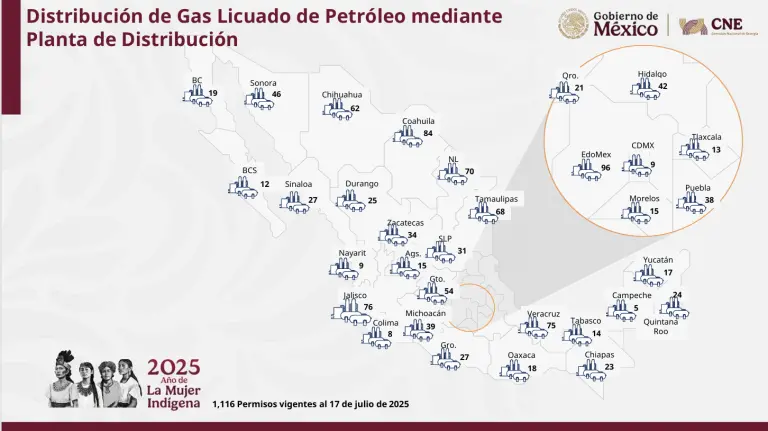 Más de 31,000 camiones transportan gas por carreteras y ciudades de México