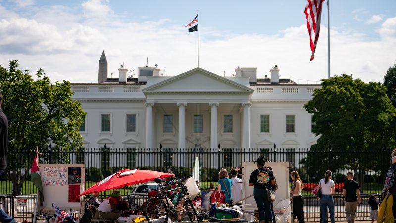 Trump desmantela una vigilia pacífica frente a la Casa Blanca tras 44 años de protesta continuada