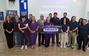 Entregan donativo de Carrera Atlética Cesun 5K para construcción de consultorios de psicología
