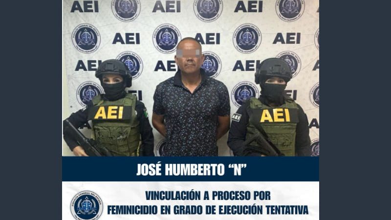 Prisión Preventiva para acusado de Feminicidio en Grado de ejecución Tentativa