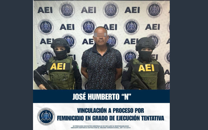 Prisión Preventiva para acusado de Feminicidio en Grado de ejecución Tentativa