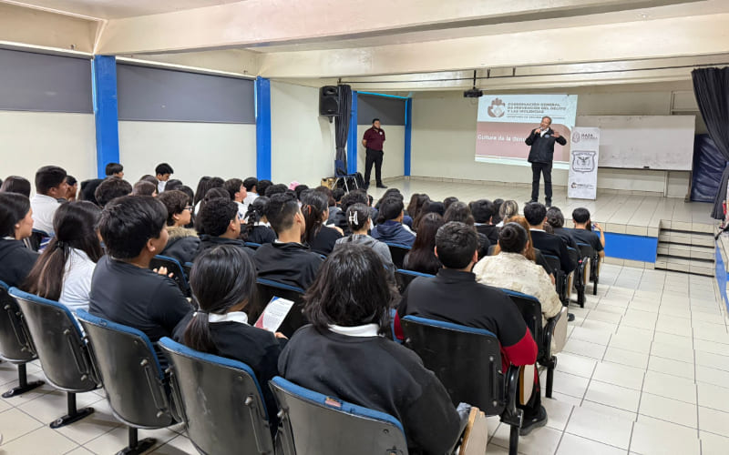 Fiscalía General del Estado Impulsa Talleres de Prevención con Jóvenes de Bachillerato