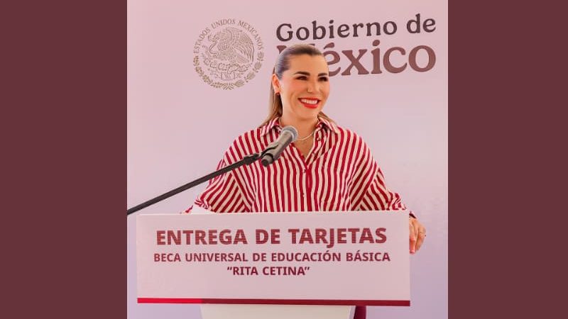 Gobernadora Marina del Pilar invita a familias a registrarse en la Beca Rita Cetina para apoyar la educación de sus hijos