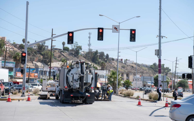 CESPT inicia rehabilitación de Tramo del Colector Insurgentes en Tijuana