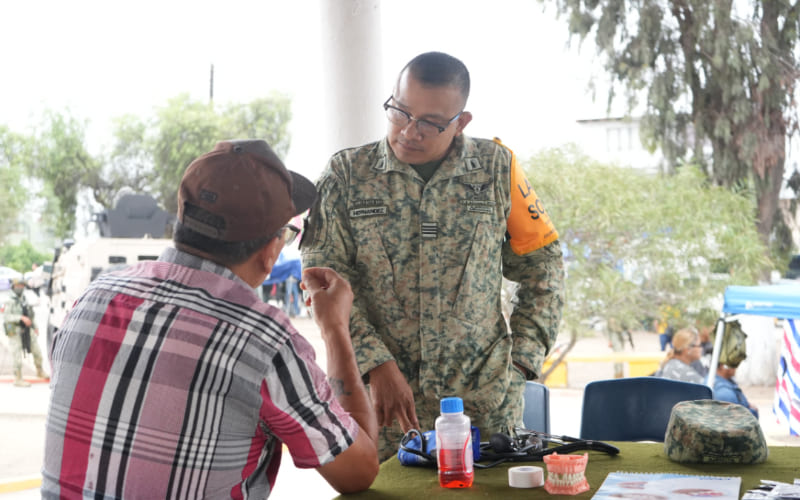 Realiza SSPCM Jornada de Seguridad en coordinación con los tres niveles de gobierno en Sánchez Taboada