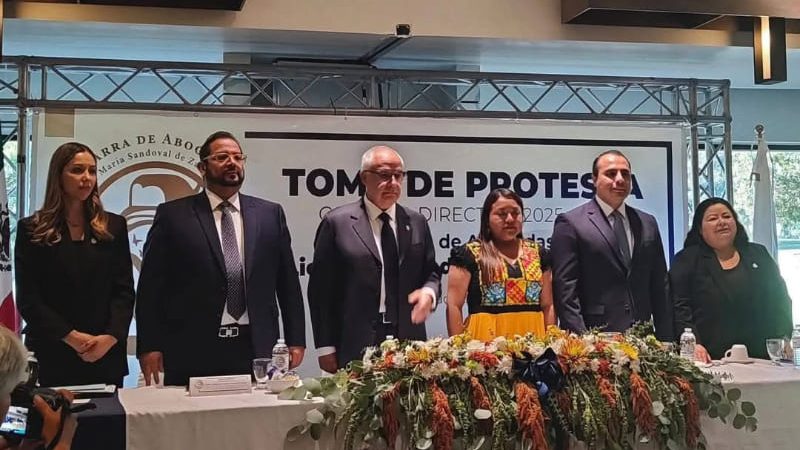 Toma Protesta Estefania Campos como presidenta de la Barra de Abogadas Lic. María Sandoval de Zarco