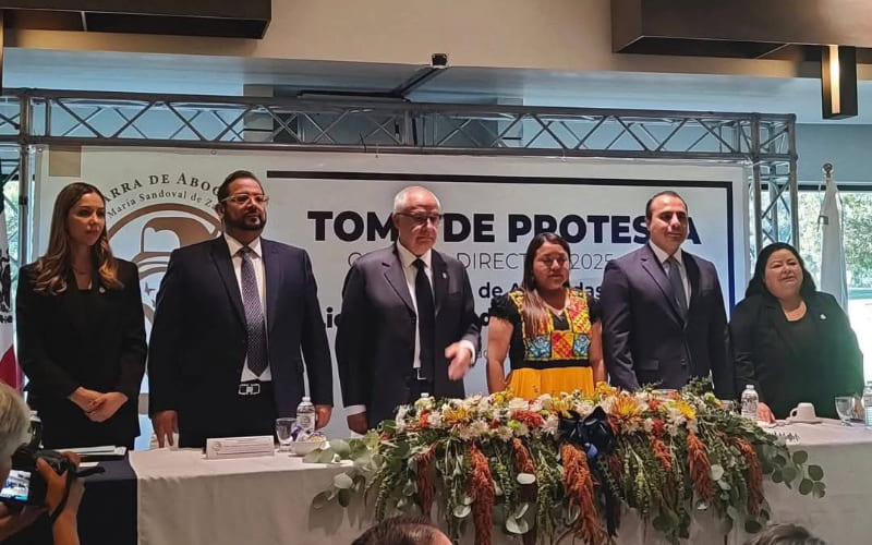 Toma Protesta Estefania Campos como presidenta de la Barra de Abogadas Lic. María Sandoval de Zarco