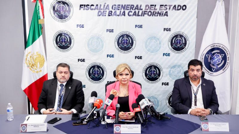 Presenta Fiscalía resultados relevantes en detenciones y disminución de Delitos en BC