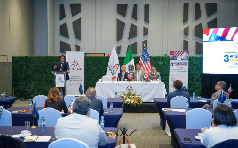 ANADE reúne a expertos en Derecho Internacional durante su Tercer Seminario Trinacional 2025