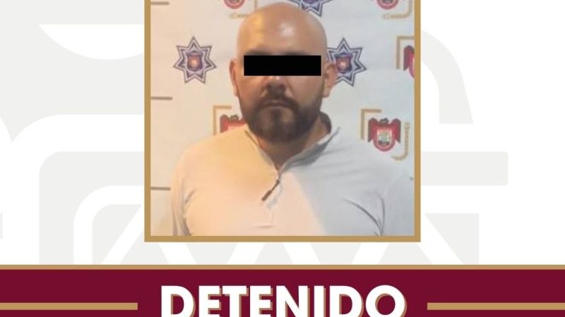 Asegura Policía Municipal a sujeto tras intento de extorsión a un comerciante