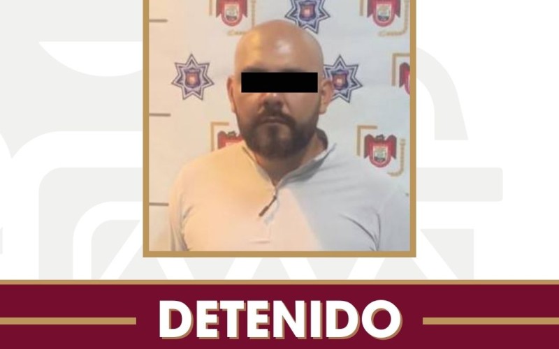 Asegura Policía Municipal a sujeto tras intento de extorsión a un comerciante