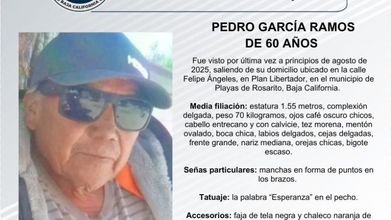 Pesquisa de Pedro García Ramos de 60 años de edad