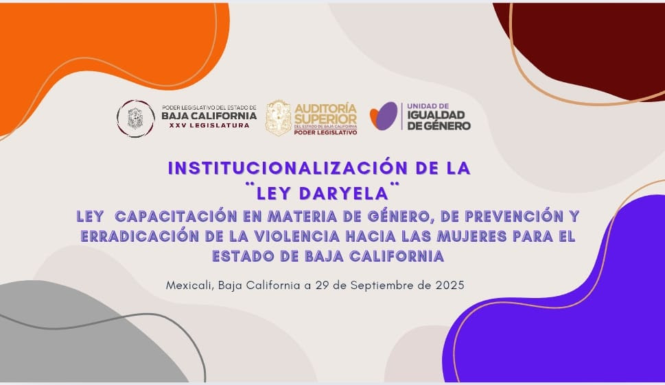 Congreso del Estado capacitará a personal en cumplimiento de la Ley Daryela