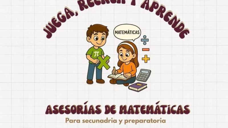 IMJUVET Ofrece Asesoría de matemáticas para jóvenes