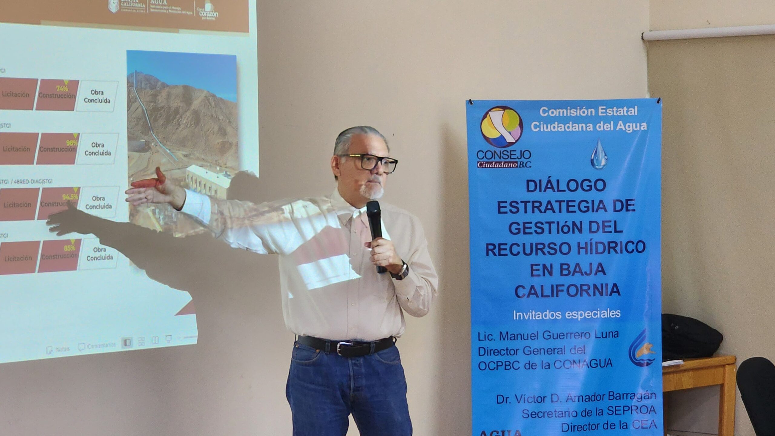 Destaca Secretario del Agua inversión histórica en materia hídrica ante Consejo Ciudadano