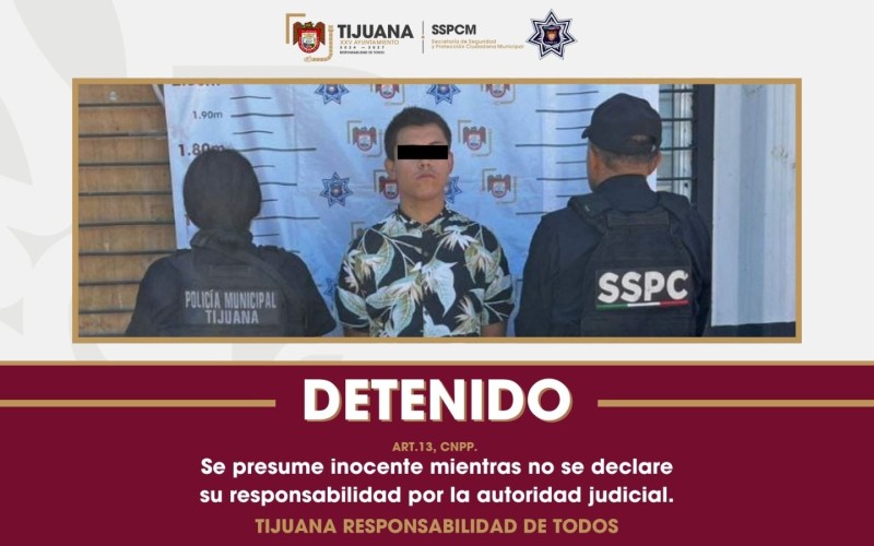 Asegura Policía Municipal a generador de violencia tras fortalecimiento de patrullajes preventivos