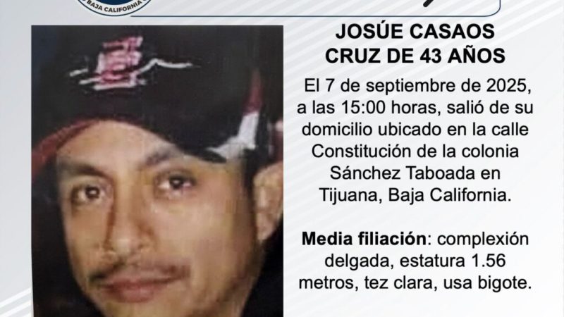 Pesquisa de Josué Casaos Cruz de 43 años de edad