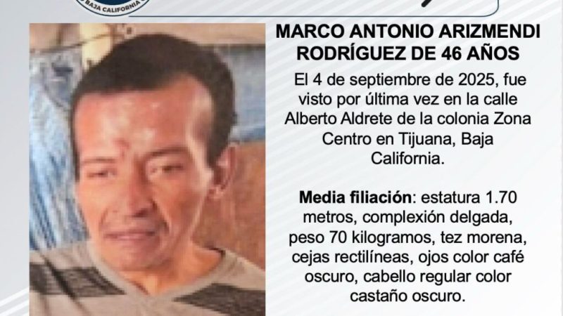 Pesquisa de Marco Antonio Arizmendi Rodríguez de 46 años de edad