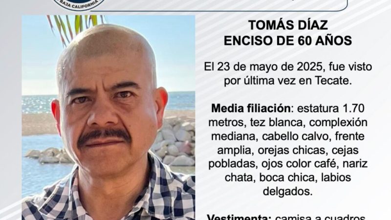 Pesquisa de Tomás Díaz Enciso de 60 años de edad