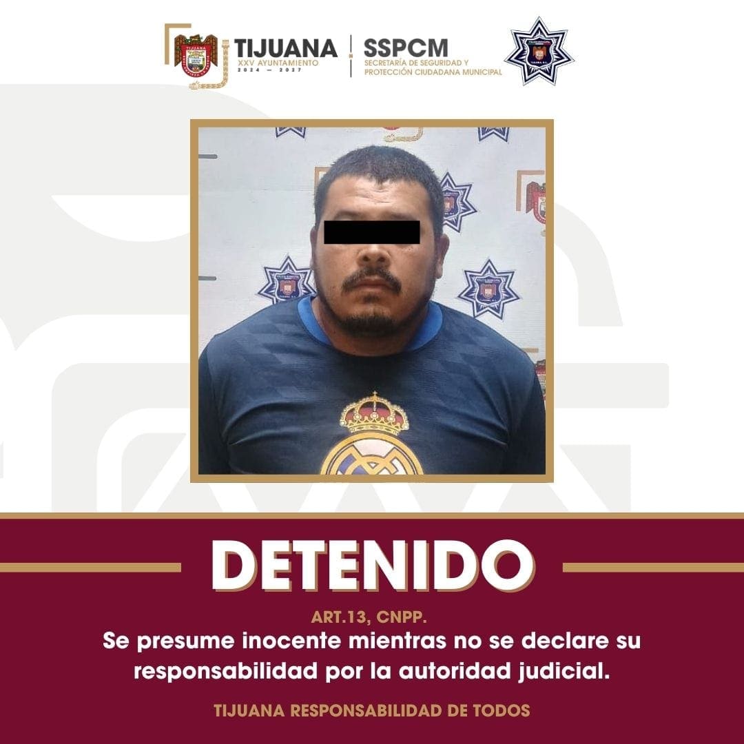 Asegura Policía Municipal a un hombre señalado por presunto abuso sexual en agravio de una menor