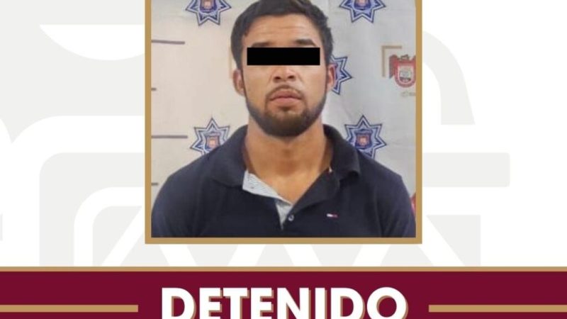 Asegura Policía Municipal de Tijuana a sujeto lesionado por arma de fuego con orden de aprehensión por homicidio