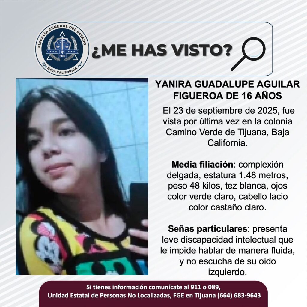 Pesquisa de Yanira Guadalupe Aguilar Figueroa de 16 años de edad