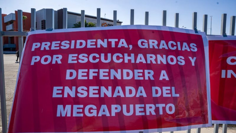 Ensenadenses se manifiestan en contra del proyecto de El Sauzal