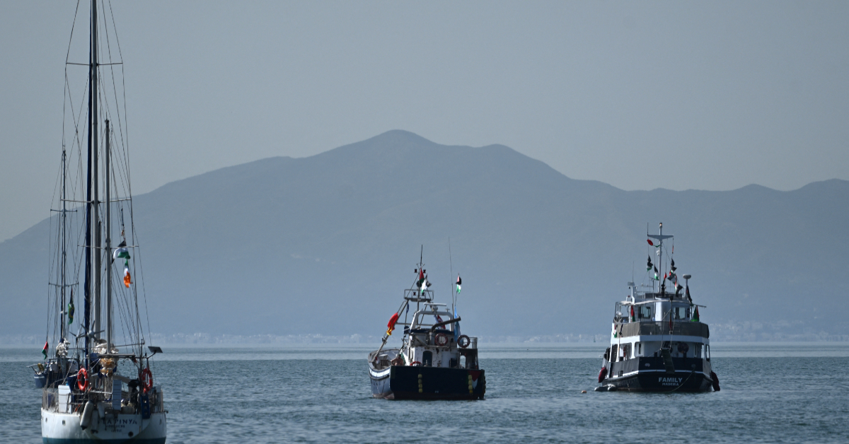 Flotilla con ayuda para Gaza donde viajaba Greta Thunberg fue atacada con dron