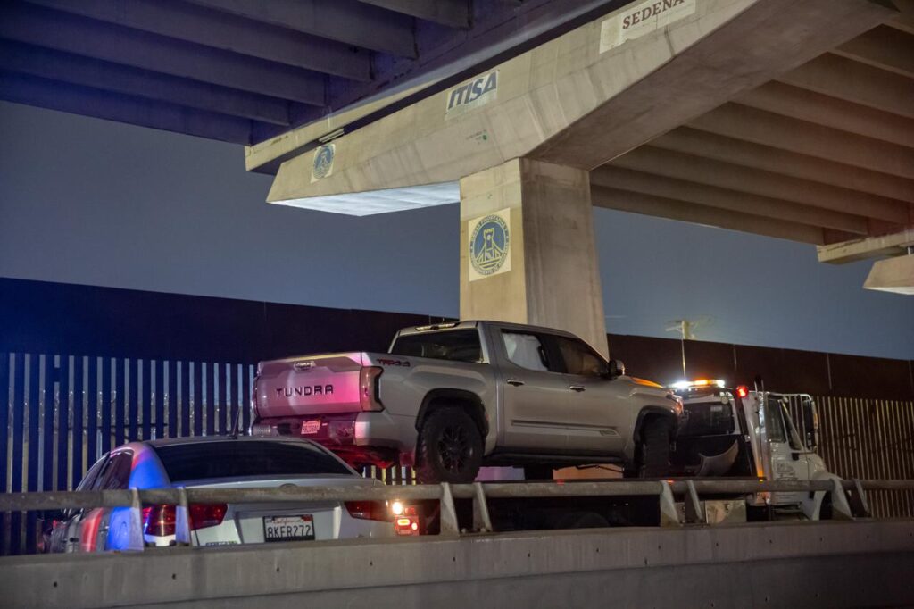 Fuerte accidente sobre la Vía Internacional
