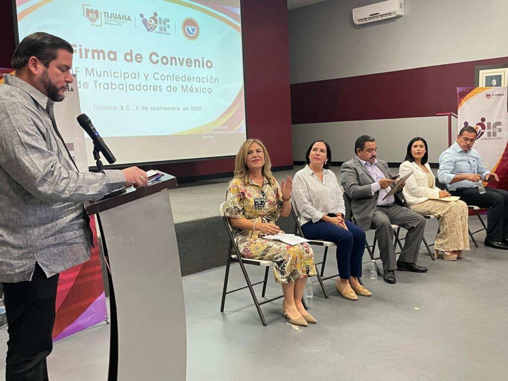 Avanza CTM BC al firmar convenio con DIF municipal para que miles de agremiados acecen a sus servicios