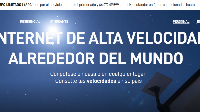 Starlink baja el precio del plan de internet residencial por promoción, ¿cuál es la nueva tarifa?