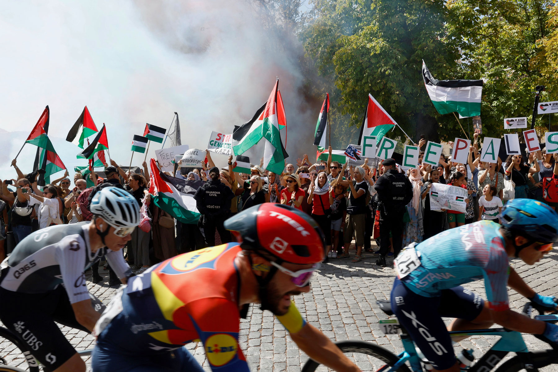 Las protestas contra Israel llegan al mundo del deporte y el entretenimiento