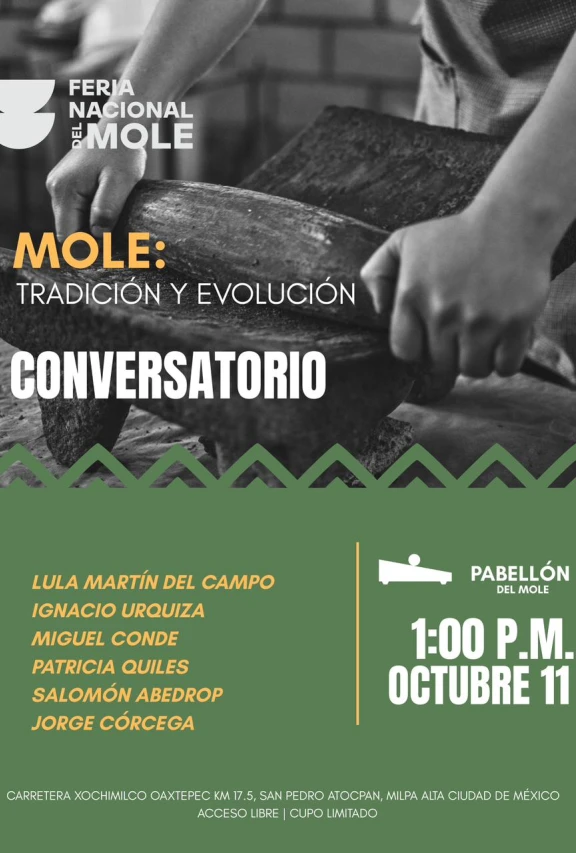 Feria del Mole 2025: Fiesta de sabor con un conversatorio que define el futuro de la tradición