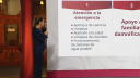 Sheinbaum presenta 4 ejes para atender emergencias por lluvias y entrega de millones en apoyos
