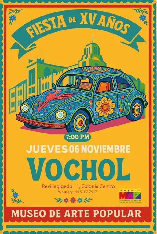 XV años del Vochol, en el MAP