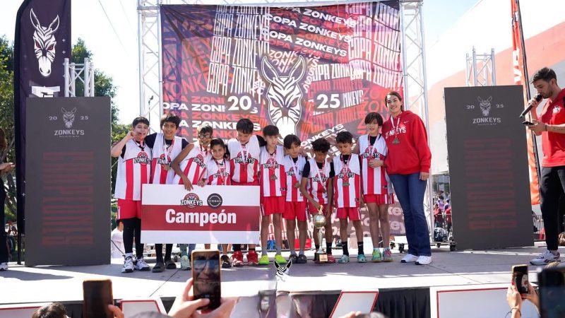 Copa Zonkeys 2025 culmina con gran éxito e impulsa el sueño deportivo de cientos de jóvenes