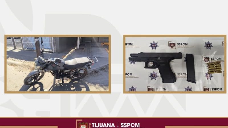Detiene Policía Municipal de Tijuana a objetivo prioritario con orden de aprehensión activa por homicidio