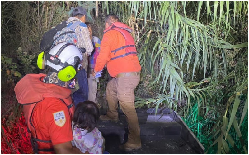 Rescatan a Familia Guatemalteca Extraviada tres días en la Frontera de Coahuila