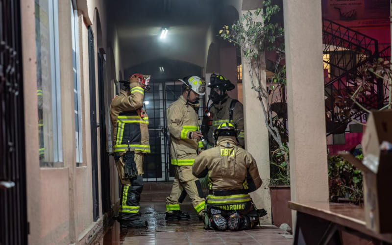 Conato de incendio en local de jugos en La Gloria