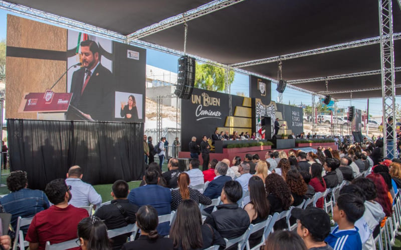 Ismael Burgueño presenta su primer informe de gobierno con enfoque en infraestructura, seguridad y bienestar social