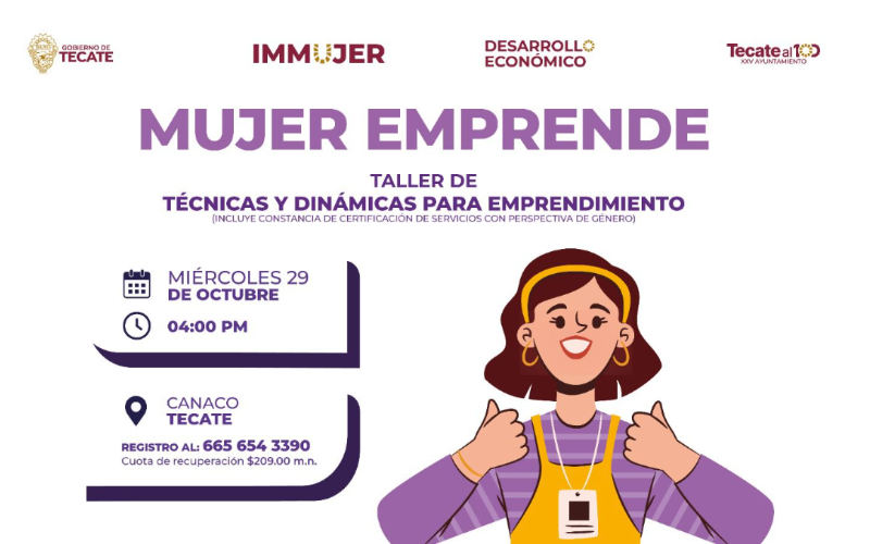 Gobierno de Tecate impulsa el emprendimiento femenino
