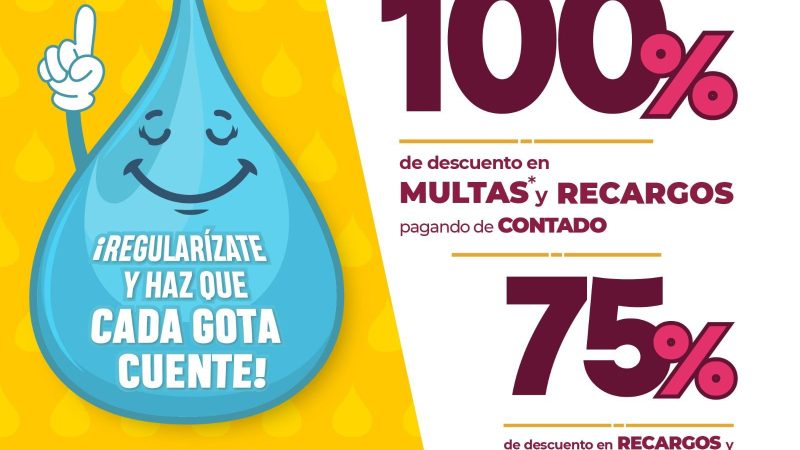 CESPT invita a aprovechar el Decreto de Condonación de Multas y Recargos por Consumo de Agua
