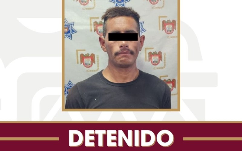 Asegura Policía Municipal a conductor a responsable de causar persecución policial