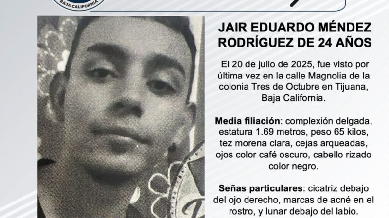 Pesquisa de Jair Eduardo Méndez Rodríguez de 24 años