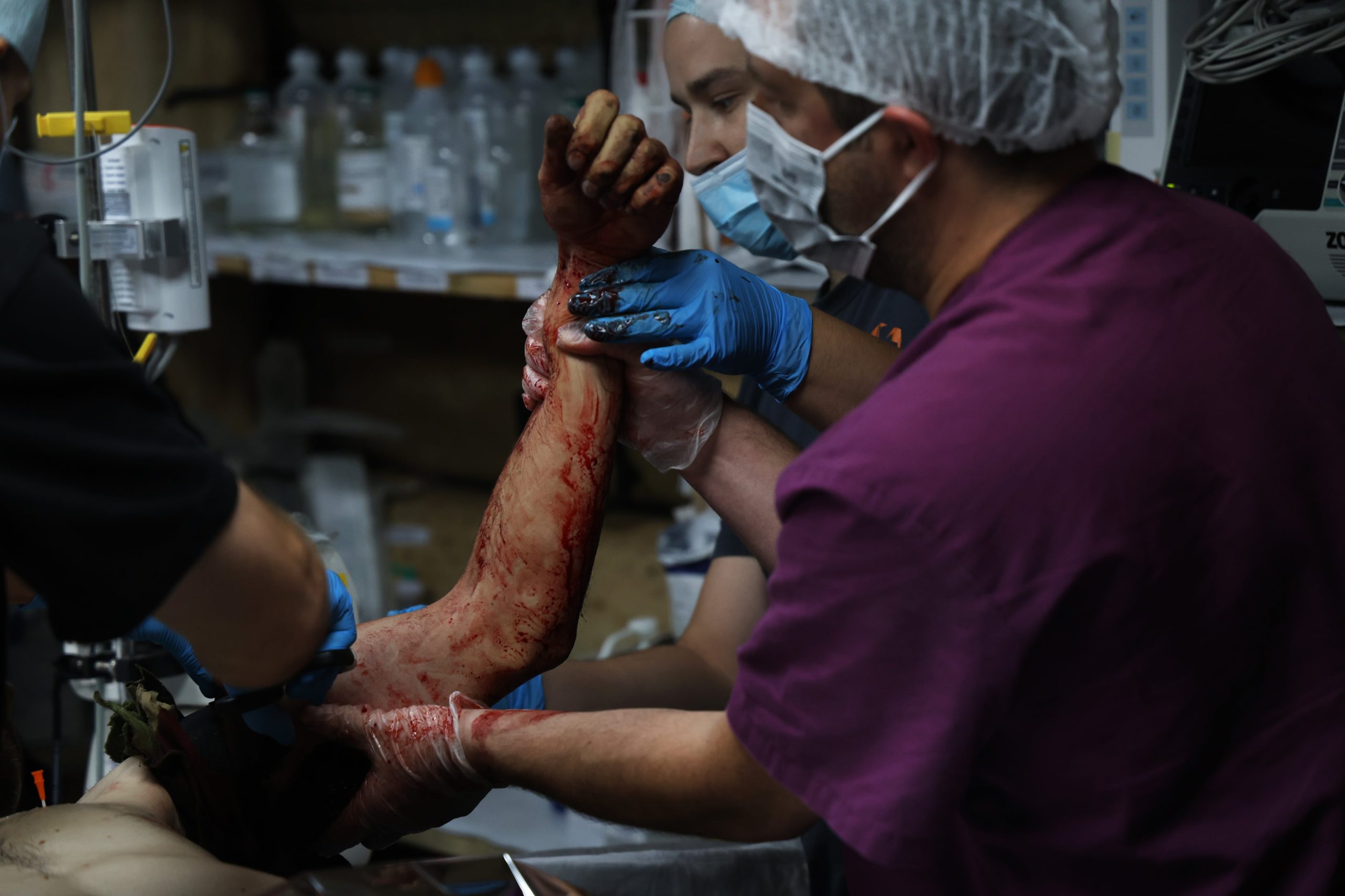 Un hospital a prueba de bombas en el frente de Pokrovsk