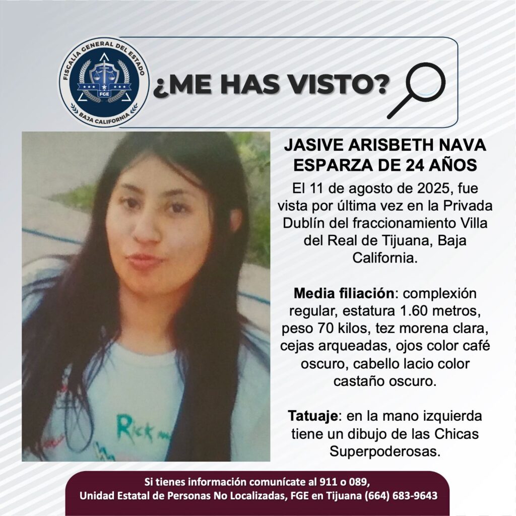 Pesquisa de Jasive Arisbeth Nava Esparza de 24 años de edad