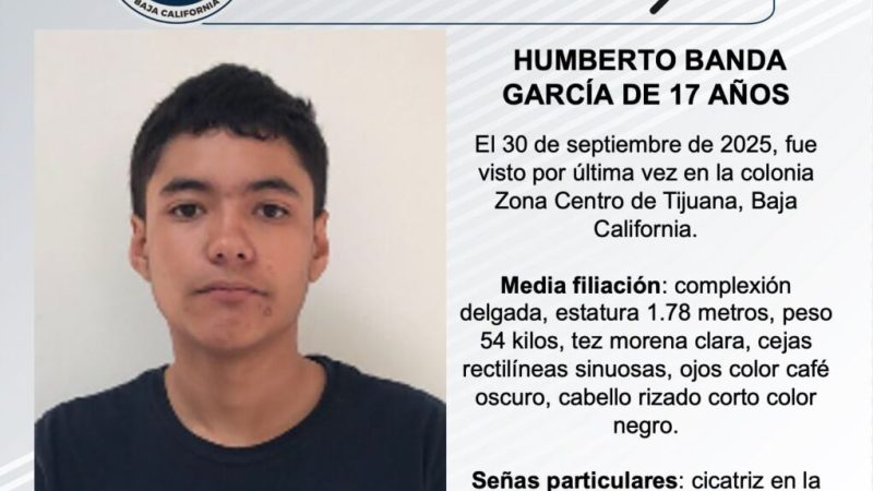 Pesquisa de Humberto Banda García de 17 años de edad